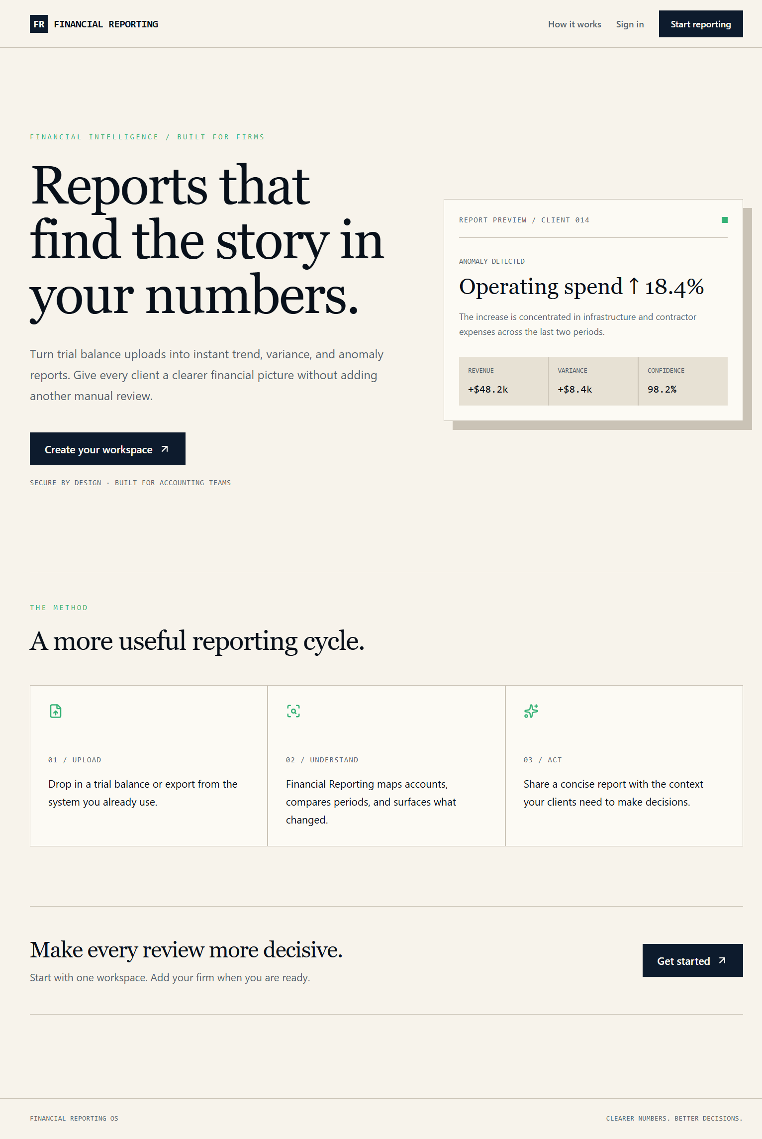 TrendLedger — AI Financial Reporting Agent